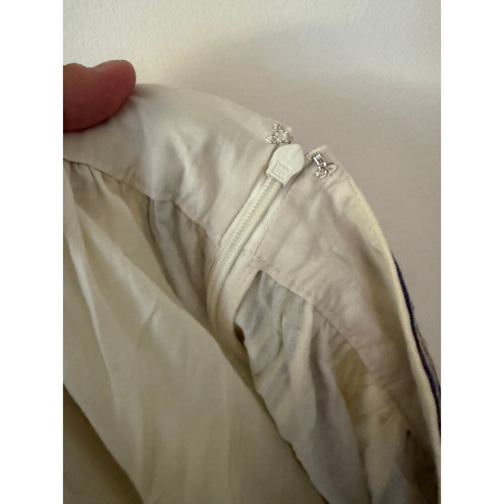 Banana Republic Zephyr Midi Shimmering Gold Tiered Boho Flowing A-Line Skirt-10 - Picture 4 of 5